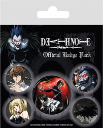 Sada odznakov Death Note – 5 ks