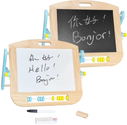 2Kids Toys magnetická obojstranná stolová tabuľa s počítadlom