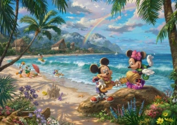 Puzzle Minnie a Mickey na Havaji 1000 dielikov