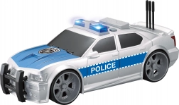 Policajné auto na zotrvačník s efektmi 27 cm