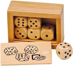 Drevené hracie kocky v krabičke - GOKI