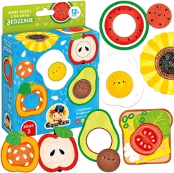 Moje puzzle s dierkou – jedlo