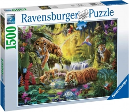 Puzzle 1500 dielikov Pokojné tigre RAVENSBURGER
