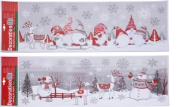 Vianočná okenná dekorácia 59,5 × 21 cm