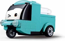 Sluban tyrkysový náklaďák naťahovací s očami