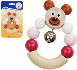 Detoa hrkálka medvedík ružová