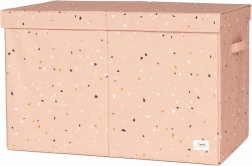 3 Sprouts truhlica na hračky recycled terrazzo clay