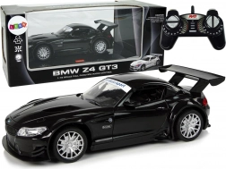 RC auto BMW Z4 GT3 1:18 čierne so svetlami 2.4 GHz