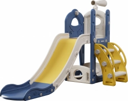 Detská samostatne stojaca šmykľavka s rebríkom do domu aj na záhradu