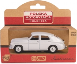 Kovový model WARSZAWA M20 1:43 – biela