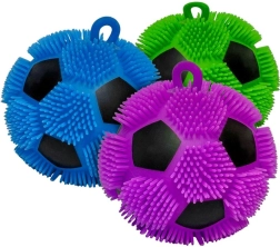 Chlpatá futbalová lopta GLUMI so svetlom