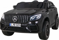 Detské elektrické auto MERCEDES GLC 63S 4x4, čierne SUV s MP4 a EVA kolesami