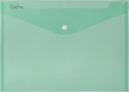 Puzdierko s cvokom A5 Opaline zelené