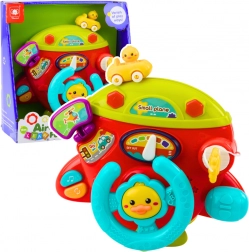 Interaktívna palubná doska lietadla pre malých pilotov