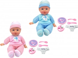 Bábätko so zvukmi a doplnkami 41 cm