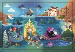 Puzzle Story Maps malá morská víla 1000 dielikov