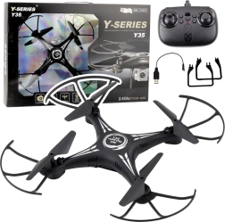 Dron s diaľkovým ovládaním ľahký a obratný s gyroskopom a LED