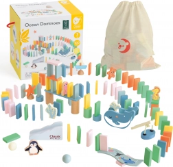 Drevené domino Ocean od Classic World - 100 dielikov