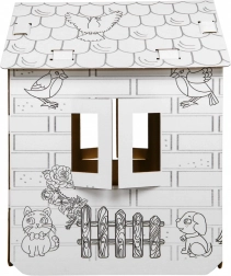 Kartónový domček na vymaľovanie XXL pre deti – Kone