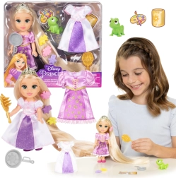 Mini bábika Disney Na vlásku Locika s doplnkami