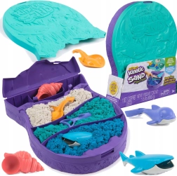 Kinetický piesok Kinetic Sand Deep Sea 680 g + formičky