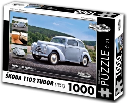 Puzzle Retro Autá Škoda 1102 Tudor 1952 1000 dielikov