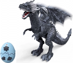 Ľadový drak na diaľkové ovládanie s dymovými, svetelnými a zvukovými efektmi 56 cm