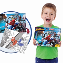 obojstranné puzzle SPIDER-MAN 48 dielikov 35 × 25 cm