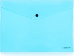 Puzdierko s cvokom A4 PASTELINI modré