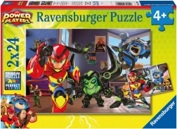 Ravensburger puzzle Hrdinovia v akcii 2x24 dielikov