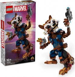 Lego Marvel Rocket a Baby Groot – pohyblivá figúrka 22 cm