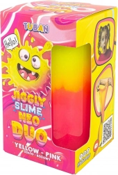 Tuban jiggly slime neo duo dvojfarebný 430 g žlto-ružový