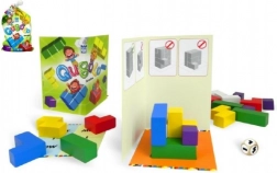 Qubolo spoločenská hra s drevenými kockami v látkovom vrecúšku