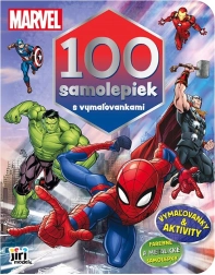 100 nálepiek s omaľovánkami MARVEL
