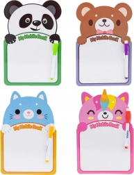 ASTRA stierateľná tabuľka s veselými zvieratkami s fixkou