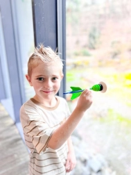 Penený šíp s prísavkou SPORTO