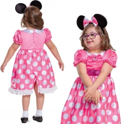 Kostým DISNEY Minnie pre deti so zdravotným postihnutím 109–123 cm (5–6 rokov)