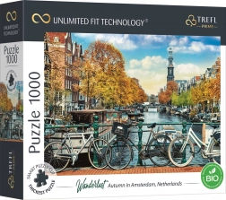Trefl puzzle UFT Wanderlust: jeseň v Amsterdame 1000 dielikov