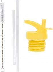 Sada uzáveru, kefky a slamky pre nerezovú fľašu Zvierací kamaráti