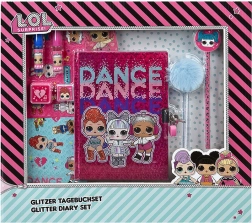 Diárová sada s glitrami LOL Surprise