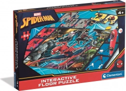 podlahové puzzle s interaktívnym perom spiderman 24 dielikov