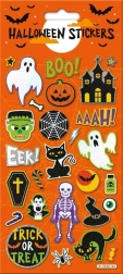 Halloweenske samolepky oranžové