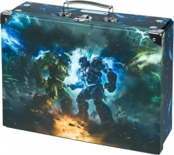 Skladací školský kufrík Roboti