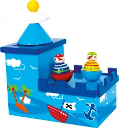 Small Foot drevená hracia pokladnička Olli a Bolli