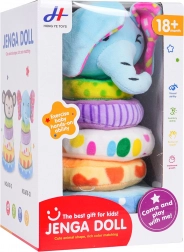 Mäkká skladacia pyramída slon pre najmenších