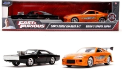 kovové modely áut rýchlo a zbesilo twin pack toyota supra a dodge charger 1:32