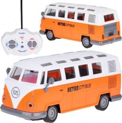 Retro RC autobus s osvetlením – diaľkovo ovládaný model RETRO CITY BUS