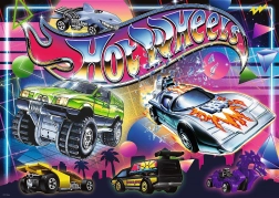 Puzzle TREFL Hot Wheels 80. roky 500 dielikov