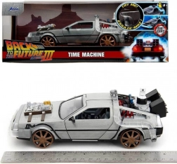 delorean návrat do budúcnosti iii 1:24 kovový model s otváracími dverami jada toys