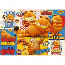 puzzle 1000 dielikov garfield – dobrodružstvo (trefl)